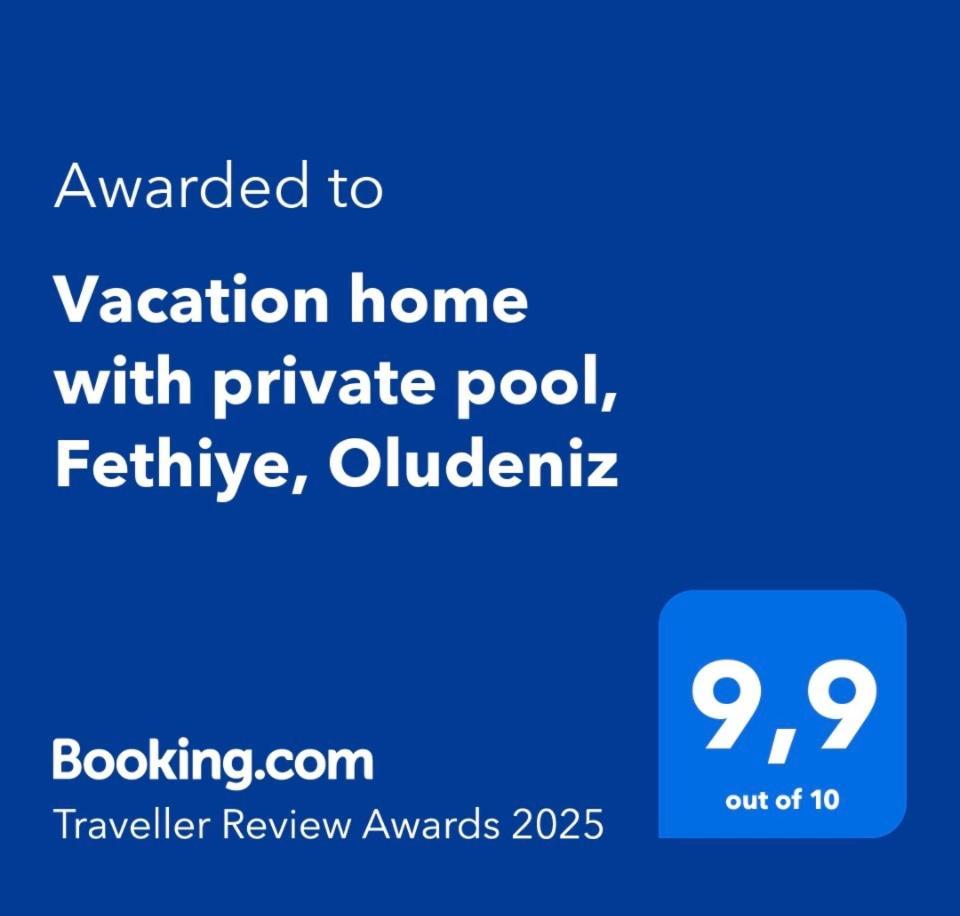Vacation Home With Private Pool, Fethiye, Oludeniz Cedit Exterior photo